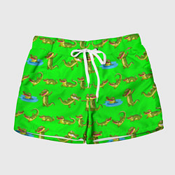 Шорты женские CHARMING CROCODILES, цвет: 3D-принт