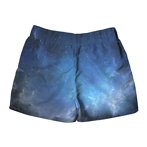 Женские шорты Холодное космическое молчание / 3D-принт – фото 2