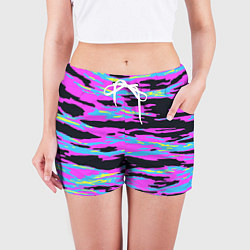 Шорты женские Lollipop камуфляж, цвет: 3D-принт — фото 2