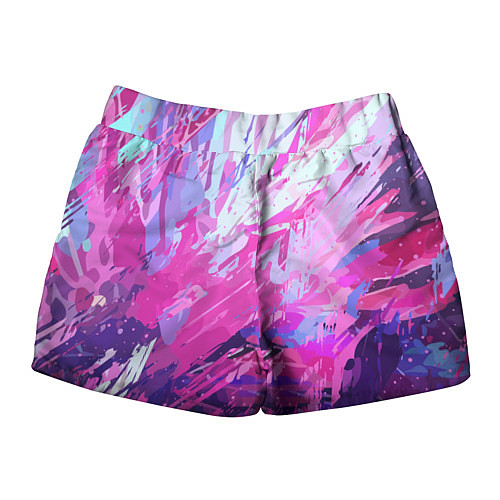 Женские шорты Фиолетовые оттенки / 3D-принт – фото 2