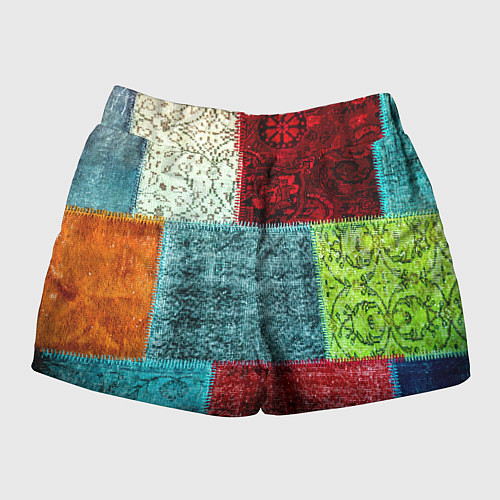 Женские шорты Patchwork - art / 3D-принт – фото 2