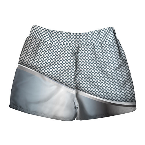Женские шорты Текстура объёмного металла / 3D-принт – фото 2