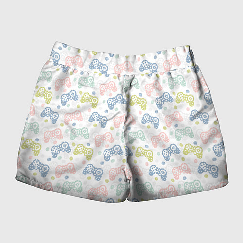 Женские шорты Геймпад в горошек / 3D-принт – фото 2