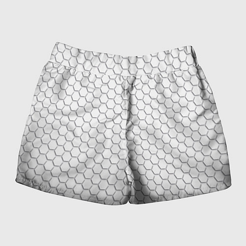 Женские шорты Белый ромб / 3D-принт – фото 2