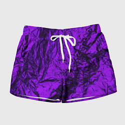 Женские шорты Фиолетовая фольга