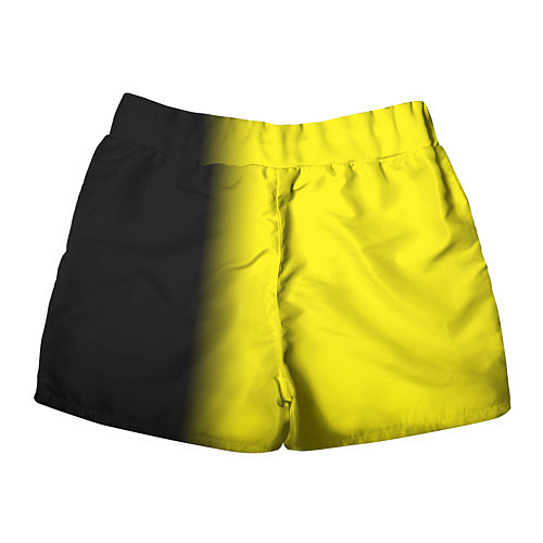 Женские шорты И черный и желтый / 3D-принт – фото 2