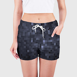Шорты женские Minecraft block time, цвет: 3D-принт — фото 2