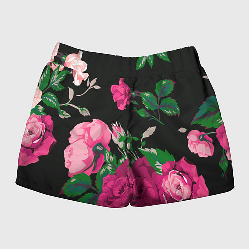 Женские шорты Шипы и розы / 3D-принт – фото 2