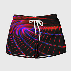 Женские шорты Geometry neon texture