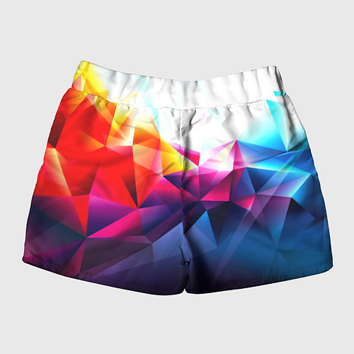 Женские шорты Poly stiil collection / 3D-принт – фото 2