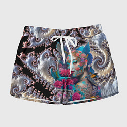 Женские шорты Japanese beauty - irezumi