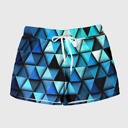 Шорты женские Blue triangle, цвет: 3D-принт
