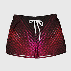 Шорты женские Рубиновая змеиная кожа, цвет: 3D-принт