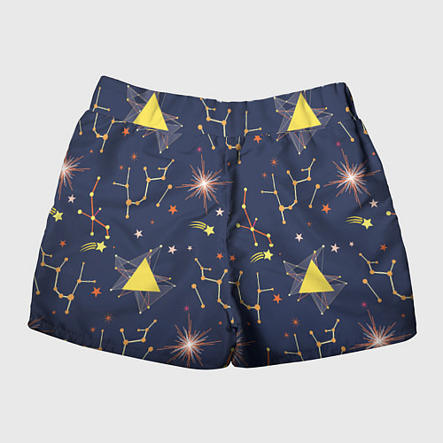 Женские шорты Созвездия / 3D-принт – фото 2