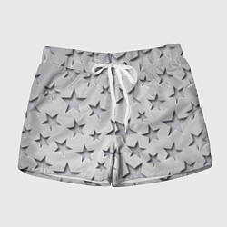 Шорты женские Grey stars, цвет: 3D-принт