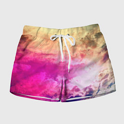 Женские шорты Разноцветное небо