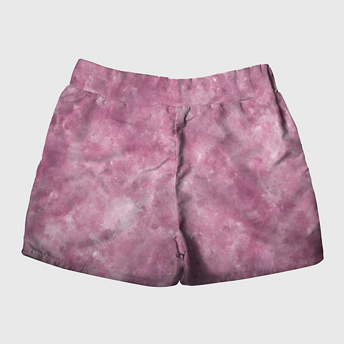 Женские шорты Текстура камня родонита / 3D-принт – фото 2