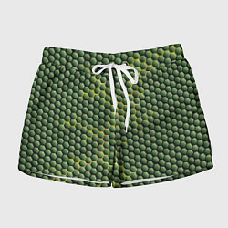 Шорты женские Желтая энергия, цвет: 3D-принт