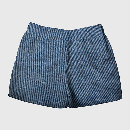 Женские шорты Текстура джинсы / 3D-принт – фото 2