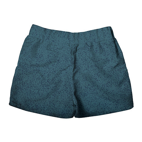 Женские шорты Серо-синяя текстура / 3D-принт – фото 2
