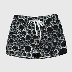 Шорты женские Пузыри и отражение, цвет: 3D-принт