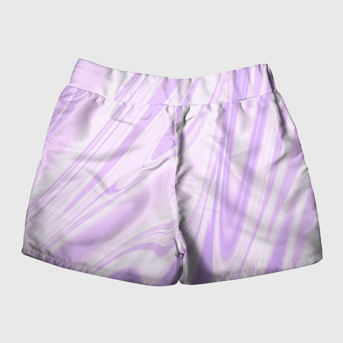Женские шорты Плазма бледно-розовый абстракция / 3D-принт – фото 2