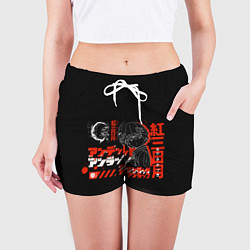 Шорты женские Undead Unluck Нежити не Повезло, цвет: 3D-принт — фото 2