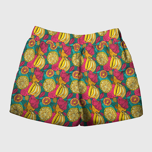 Женские шорты Банановые грозди / 3D-принт – фото 2