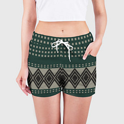 Шорты женские Свитер пацана, цвет: 3D-принт — фото 2