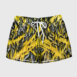 Женские шорты Жёлтый огонь и камень