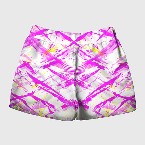 Женские шорты Яркие узоры / 3D-принт – фото 2
