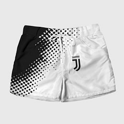 Женские шорты Juventus sport black geometry