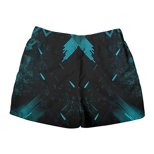Женские шорты Неоновые пули / 3D-принт – фото 2