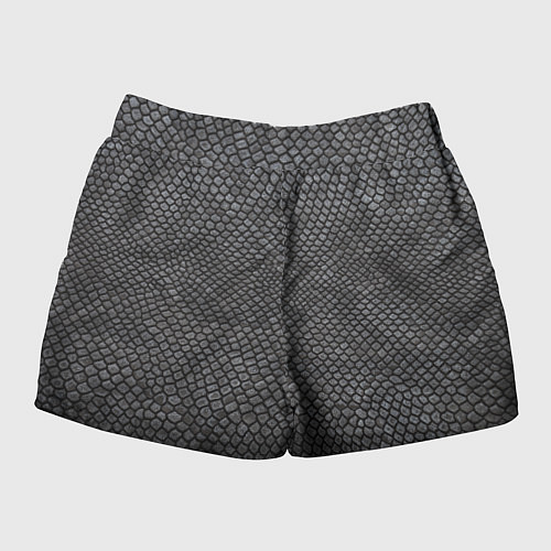 Женские шорты Текстура змеиная кожа / 3D-принт – фото 2