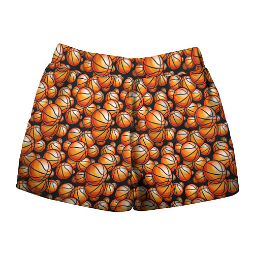 Женские шорты Баскетбольные мячики / 3D-принт – фото 2