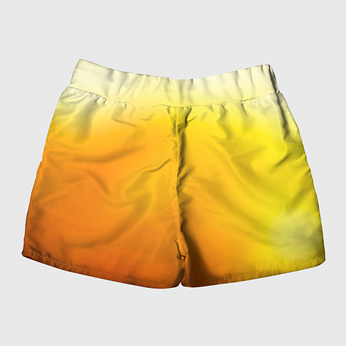 Женские шорты Яркий оранж / 3D-принт – фото 2