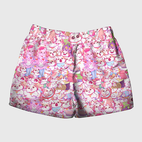 Женские шорты Стикеры вконтакте собака / 3D-принт – фото 2