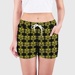 Шорты женские One piece pirate king pattern, цвет: 3D-принт — фото 2