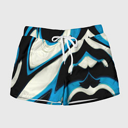 Шорты женские Современное искусство абстракции, цвет: 3D-принт