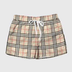 Женские шорты Стильная клетка - шотландка