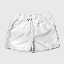 Шорты женские Призрак низ белый, цвет: 3D-принт