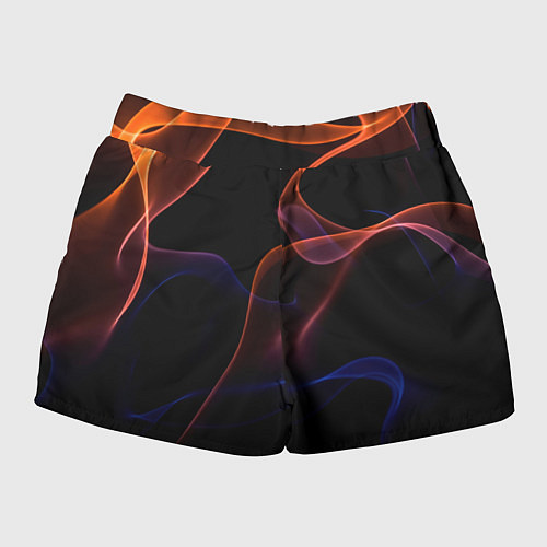 Женские шорты Нейросеть пламя огня / 3D-принт – фото 2
