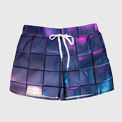 Женские шорты Неоновые кубики