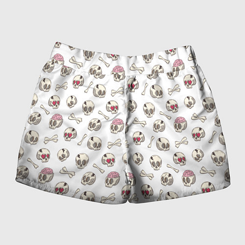 Женские шорты Черепки / 3D-принт – фото 2