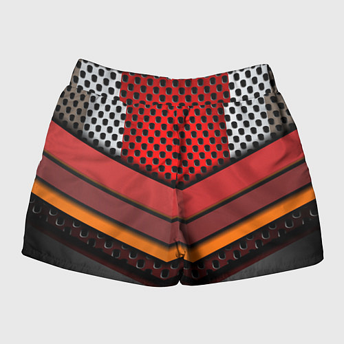 Женские шорты Skoda metal steel / 3D-принт – фото 2
