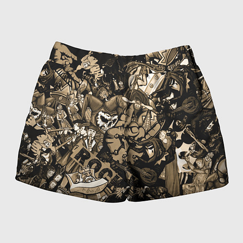 Женские шорты Король и шут средневековья играют рок / 3D-принт – фото 2