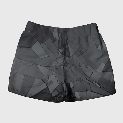 Женские шорты Трещины / 3D-принт – фото 2