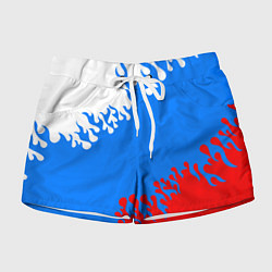 Женские шорты Российская федерация - флаг
