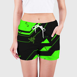 Шорты женские Razer geometry game, цвет: 3D-принт — фото 2