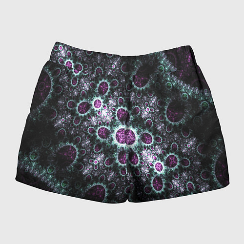 Женские шорты Фрактальный узор геометрия / 3D-принт – фото 2